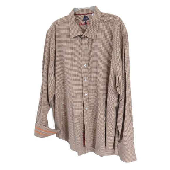 Robert Graham Men's Big & Tall 2XL Flip Cuff Long Sleeve Button Shirt - Picture 2 of 9